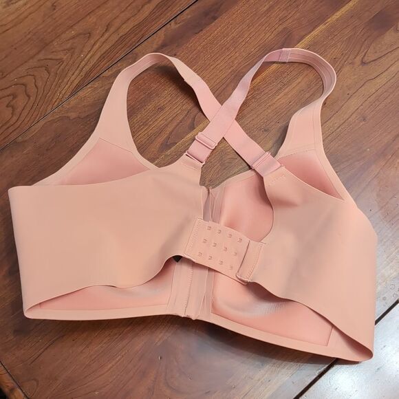 Knix Catalyst Front Zip Sports Bra Ginger Sz 8 - Picture 5 of 10